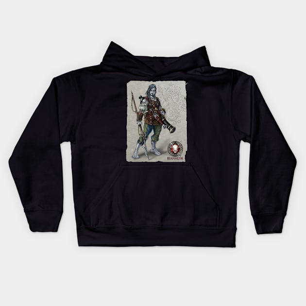 ReaperCon 2019 - Skadi Wavesplitter Kids Hoodie by ReaperMini